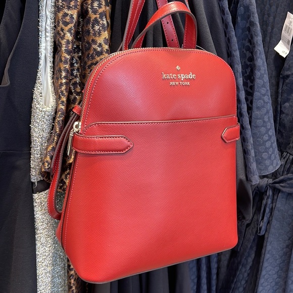 Kate Spade Staci Dome Backpack 
Red Currant - Picture 5 of 16